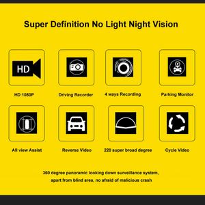 Cámara de Visión 360° para Mazda CX-50/CX30/CX5/CX9, Grabadora de Video con WiFi Integrado, Visión Delantera/Trasera/Lateral para Estacionamiento y Reversa - Product Image 5