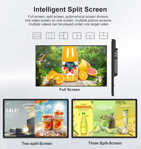 Montaje en pared Android <span class=keywords><strong>Digital</strong></span> Signage Smart LCD TV Display Menu Board Pantalla de anuncio interior para exhibición de publicidad. - Product Image 4