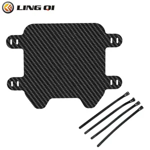 LINGQI Motorcycle Parts SURRON Light Bee Modified Carbon Fiber Number Plate For SUR RON License Plate Accessories Of SUR-RON