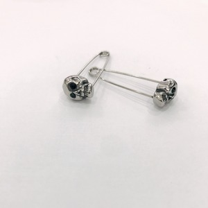 yunnique Skeleton Skull <b>Stud</b> Earrings Tibetan <b>Silver</b> Titanium Steel Party Fashion Jewelry - Product Image 2