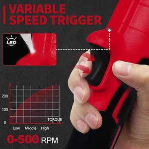 Avvitatore a Impulsi Elettrico Senza Fili 21V con Batteria agli Ioni di Litio, Chiave a Cricchetto Ricaricabile 3/8'' per Uso Industriale e Fai-da-Te - Product Image 6