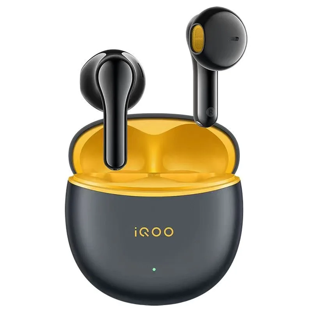 Original IQ OO TWS Air 2 Low-delay Esports Dustproof and Waterproof Semi-in-ear BT Headset Authentic Tws Earbuds