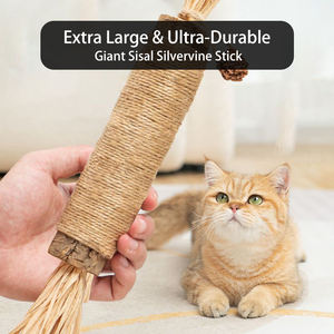 Silver Vine Mainan Kucing Catnip Interaktif Berkualitas Tinggi Grosir Lucu 2025 Aksesoris Baru Grosir Tongkat Penggaruk - Product Image 2