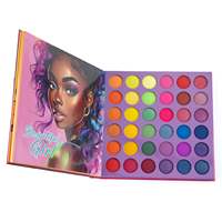 Palette de fards à paupières 72 couleurs, palette de maquillage multifonctionnelle pour le visage, comprenant 72 fards à paupières, 3 blushes en poudre, 6 illuminateurs