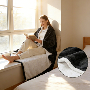 Winter Essential CE Certified Heated Full Body Shawl, Adjustable Temperature Timed and Temperature Controlled Electric Blanket - Product Image 4