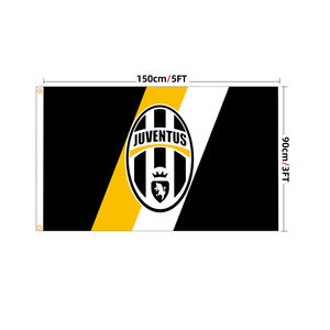 Auf Lager Personalisierte Weltfußballmannschafts-Flaggen Werbeartikel Fußballverein Fan-Flaggen 90*150cm Fanartikel - Product Image 6