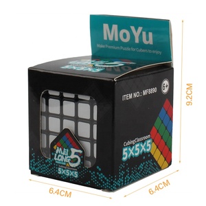Cubo Mágico de Velocidad <span class=keywords><strong>Moyu</strong></span> Meilong Serie <span class=keywords><strong>5x5</strong></span> con Base Negra y Adhesivos, Venta al Por Mayor - Product Image 4
