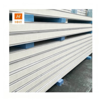 Panel Dinding Partisi Tertutup Sandwich PIR 15mm Panel Ruang Dingin Prefabrikasi untuk Gudang Pendingin Modular Tahan Api Tahan Air