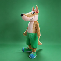 Disfraz de Mascota Animal Personalizado de Fábrica, MOQ 1 Pieza, Disfraz de Animal de Dibujos Animados con Forma Humana para Adultos, para Eventos y Fiestas