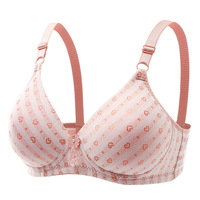 Nouveau soutien-gorge en coton sexy push-up anti-affaissement de grande taille gothique sans armature pour femmes