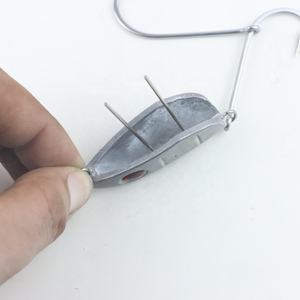 Ensemble <span class=keywords><strong>de</strong></span> pêche à la traîne pour poissons, hameçon rigide Surecatch 85g/130g, protège-jaw, appât, quille, pour la pêche au silure et au brochet en eau douce - Product Image 5