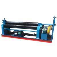 KET Prix d'usine Petite machine à cintrer les plaques Machine à rouler les plaques en acier inoxydable à trois rouleaux