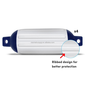 Petit <span class=keywords><strong>dauphin</strong></span> bateau <span class=keywords><strong>gonflable</strong></span> pare-chocs bateau garde-boue couverture PVC garde-boue bouée Protection UV nervuré bateau accessoires Yacht - Product Image 4