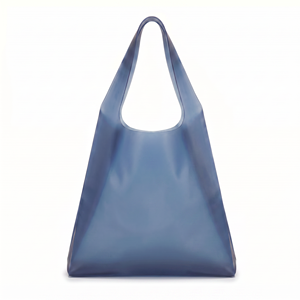 Bolso Tote de TPU Azul Oscuro Rootsmen de BSCI con Asa de Hombro y Logotipo Personalizable, Ligero para Compras y Viajes - Product Image 4