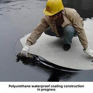 Polyurethane Waterproof Coating Elastic Asphalt Exterior Wall Roof Basement Liquid <b>Paint</b> Guangzhou - Product Image 4