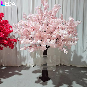 Decoración para Pasillos de Eventos y Fiestas LEDA, Árbol de Flores de Cerezo Rosa de 2 Metros, Árbol de Flores de Sakura Artificial para Bodas - Product Image 1