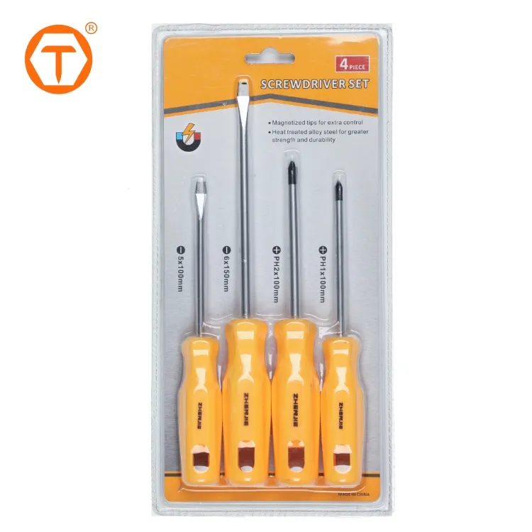 4PC cung cấp phần cứng Screwdriver Set Manual vít điều khiển công cụ Nhà sản xuất