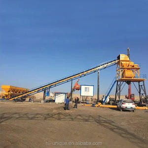 Centrale à béton entièrement automatique à chargement automatique de 50m3/h, 60m3/h, 70m3/h avec plusieurs bacs pour petits projets - Product Image 6