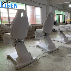 Kisen Luxury Modern Facial Treatment Customize Thickened Mattress Beauty Bed Massage <b>Table</b> Lifting <b>Electric</b> Adjustable - Product Image 4
