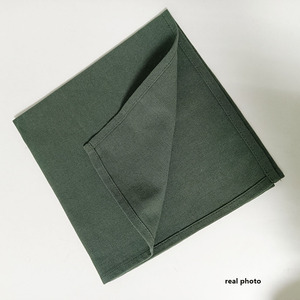 2024 nouveau mariage coton dîner serviette fête 15*15 pouces 100% coton pâté tapis serviettes de Table - Product Image 2