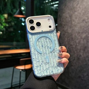 Nueva Funda Magnética de Lujo para Teléfono Móvil, Resistente, de TPU y PC con Brillantina, para 16/15 Pro Max/17 Pro Max XR, Protección Anticaídas - Product Image 1