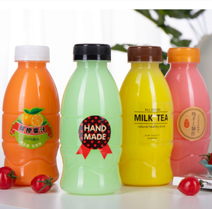Botella de Plástico Transparente de Grado Alimenticio PP Resistente al Calor de 350 ml - Biodegradable para Leche de Arroz, Jugos, Bebidas Calientes, Té de Burbujas y Leche de Soya - Product Image 4