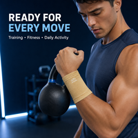 Manchon de soutien élastique flexible pour le poignet, protection compressive pour la musculation, le fitness, l'haltérophilie et les entraînements sportifs