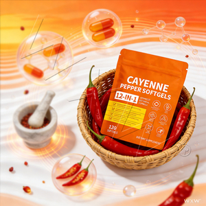 Cristales de Capsaicina Pura, Cápsulas Blandas, Extracto de Capsaicina, Suplemento para el Cuidado de la Salud, Capsaicina, Pimienta de Cayena, Cápsulas Blandas - Product Image 4