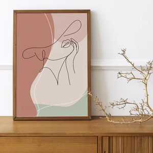 Peinture sur <span class=keywords><strong>toile</strong></span> simple et abordable, décoration <span class=keywords><strong>murale</strong></span> de haute qualité pour la maison et le café - Product Image 3