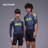 Maillots de cyclisme pour femmes AEC.CYCLST, manches courtes, coupe-vent, légers, respirants, ultra-légers, OEM, hauts de vélo avec fermeture éclair, vélo de route