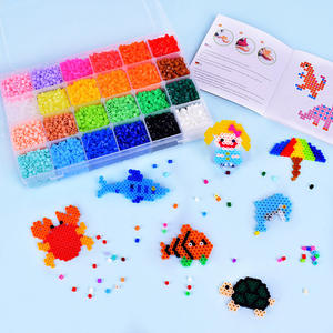 Vente chaude 10000 pièces bricolage Hama perles 5mm jouets éducatifs couleurs mélangées perles de fusible pour enfants sur panneau perforé Perler - Product Image 6
