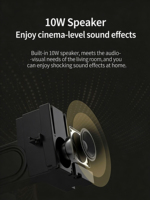 Projecteur laser DLP 3D Optoma EL400HST transfrontalier Android 11 1080P HDR 4000 ANSI Lumens haute luminosité multifonction courte portée