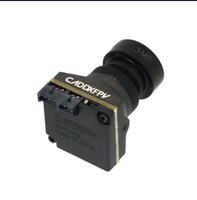 Caddx Ratel Pro 1500TVL BSI Sensor FPV Kamera Penglihatan Malam Starlight (PAL/NTSC, Lensa 2.8mm, Hitam)