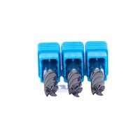 Outils de coupe CNC en carbure de tungstène, 4 cannelures, carrées, plates, de longueur, comme le japon coréen fabriqué en chine, HRC45