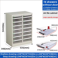 Armoire de classement métallique en gros pour usine, avec tiroirs A4 en plastique transparent multi-compartiments, pour le rangement et le tri de documents d'entreprise