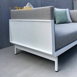Fauteuil en alliage d'aluminium pour <span class=keywords><strong>salon</strong></span>, canapé de <span class=keywords><strong>jardin</strong></span>, <span class=keywords><strong>salon</strong></span> de patio, restaurant, canapé de luxe, canapé d'extérieur, ensemble de meubles de piscine italien - Product Image 5