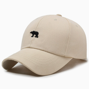 Casquette de baseball brodée Ours polaire, en coton décontracté, style Dad Hat, souple et non structurée, pour hommes et femmes - Product Image 4