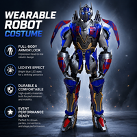 Costume de robot Optimus Prime réaliste, taille réelle, armure Transformers pour adulte, pour spectacle sur scène, événement, spectacle