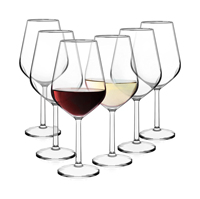 Prix d'Usine Verre à Vin Rouge Incassable, Verres à Champagne en Plastique, Verre à Vin en Polycarbonate pour Mariage