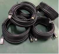 Werkseitig angepasstes Mini-Din-Kabel Rj45 bis 8-poliger Mini-Din-Anschluss PVC-Mantel Cat8 LAN-Audiokabel-Geflecht abschirmung für Computer