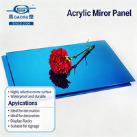 Plaque de miroir acrylique réfléchissante de qualité supérieure