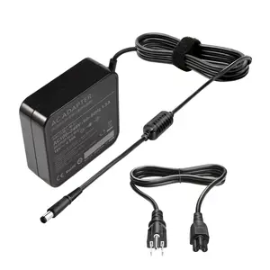 DL dizüstü bilgisayar için güç kablosu ile güç kaynağı AC adaptörü 90W 19V 7.4 5.0 * MM