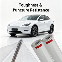 Film de protection de peinture automobile en TPU auto-réparateur anti-rayures, isolation thermique, blocage des UV, film transparent pour carrosserie automobile