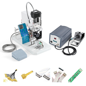 Machine à souder de bureau semi-automatique pour connecteurs de câbles USB, LED et PCB, soudage électronique avec contrôle PLC - Product Image 3