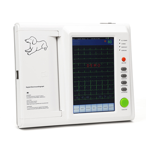 Lexison thú y thiết bị: VECG-H12V Chất lượng cao xách tay thú y sử dụng 12 kênh <span class=keywords><strong>ECG</strong></span> máy với màn hình cảm ứng - Product Image 2
