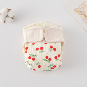 Muslin pamuk bebek bezi bezi yıkanabilir lazımlık eğitim çocuk bezi iç çamaşırı erkek kız için % 100% pamuk alıştırma külodu bebek için - Product Image 6