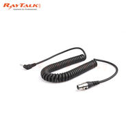 Headset OEM Dua Arah Walkie-Talkie Peredam Kebisingan Over-Ear dengan Mikrofon Stereo Dinamis untuk IPX-3 Penerbangan dan Perjalanan