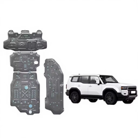 Cubierta de Protección Inferior, Protector de Cárter del Motor, Placa Protectora para Land Cruiser FJ Prado LC250 LC300 LC150 LC200 LC120 Fortuner 4Runner