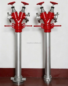 Válvula de Conexión para Hidrante de Incendios de Aluminio TOWAY, Acoplamiento Storz de 2 Vías, 2.5 Pulgadas, Construcción Forjada, Adaptadores de Manguera Divisores de Agua en Y - Product Image 1