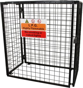 Jaulas <span class=keywords><strong>para</strong></span> Cilindros <span class=keywords><strong>de</strong></span> Gas Galvanizadas y con Recubrimiento en <span class=keywords><strong>Polvo</strong></span>, Duraderas y Ecológicas, con Cercas <span class=keywords><strong>de</strong></span> Seguridad <span class=keywords><strong>para</strong></span> Uso en Talleres y Exteriores - Product Image 6